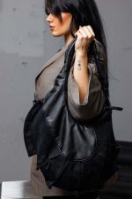 Дамска чанта с асиметричен дизайн-007