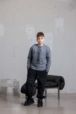 Детска блуза crazy boy grey-К010