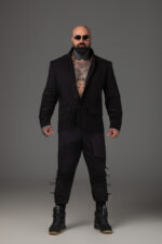 Мъжко спортно елегантно сако the king black-м167