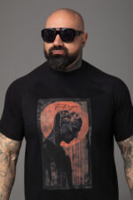 Мъжка тениска the king black-м185