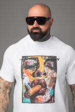 Мъжка тениска the king dynasty white-м179