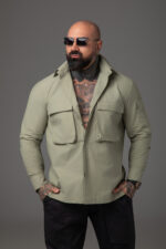 Мъжка риза the king premium green-м176