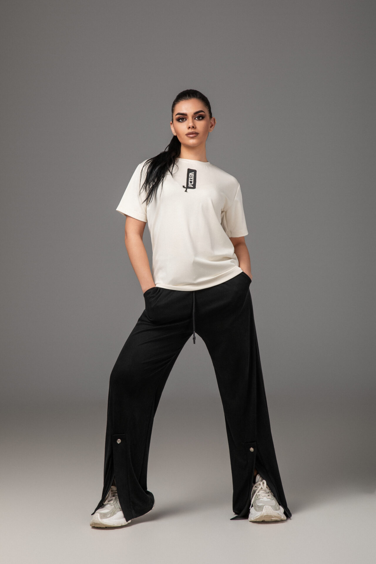 Дамски панталон veteida black-710