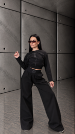 Дамски панталон veteida black-738