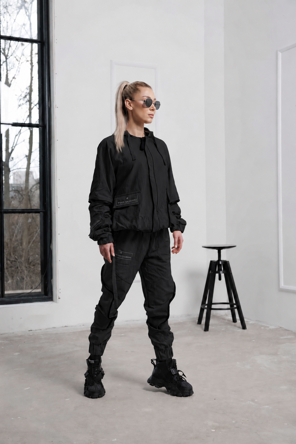 Дамски сет от две части black-д7